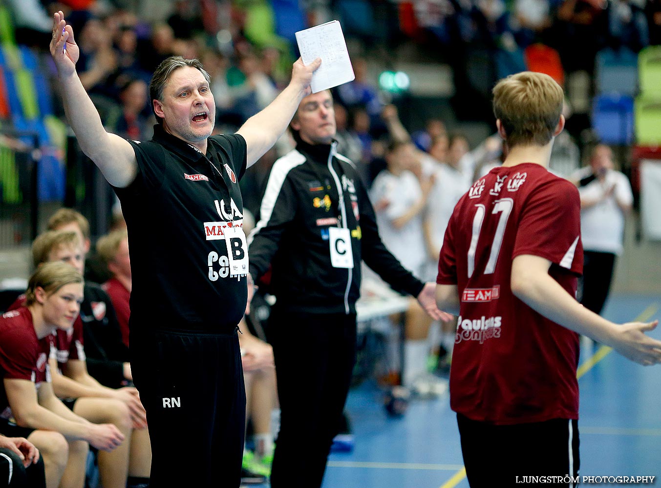 Ungdoms-SM Steg 5 Herrjuniorer SM-FINAL Lugi HF-Eskilstuna Guif 26-22,herr,Idrottshuset,Jönköping,Sverige,USM Steg 5 2014,Ungdoms-SM,2014,84490