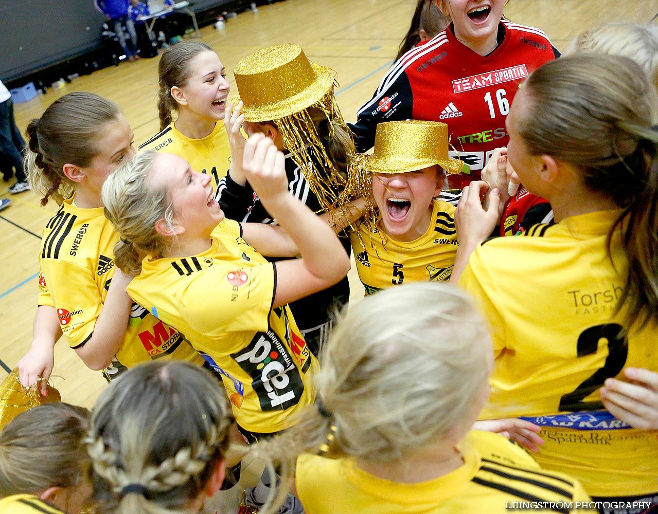 Ungdoms-SM Steg 5 Flickor A SM-FINAL Gökstens BK-Torslanda HK 23-13,dam,Idrottshuset,Jönköping,Sverige,USM Steg 5 2014,Ungdoms-SM,2014,85166