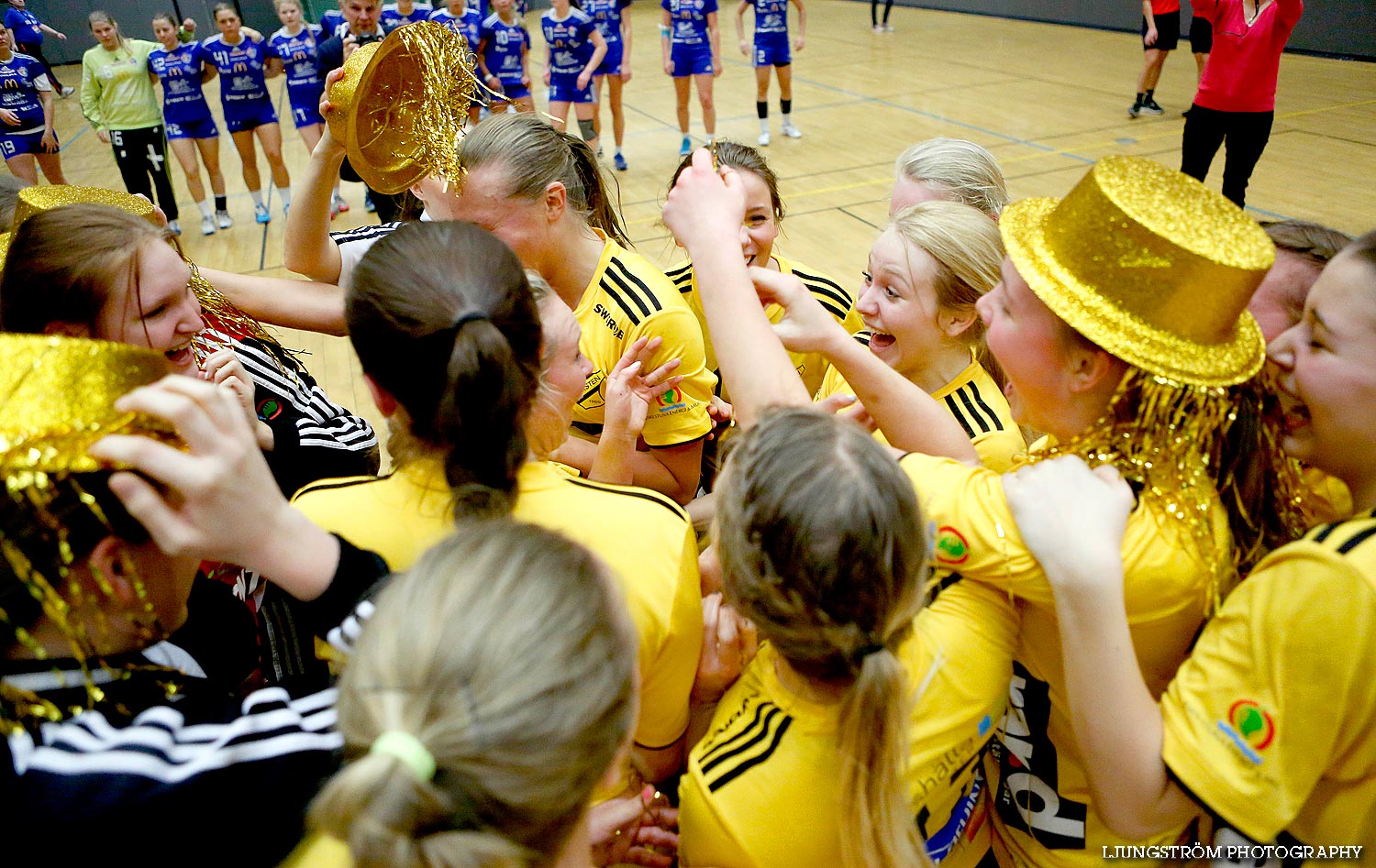 Ungdoms-SM Steg 5 Flickor A SM-FINAL Gökstens BK-Torslanda HK 23-13,dam,Idrottshuset,Jönköping,Sverige,USM Steg 5 2014,Ungdoms-SM,2014,85170