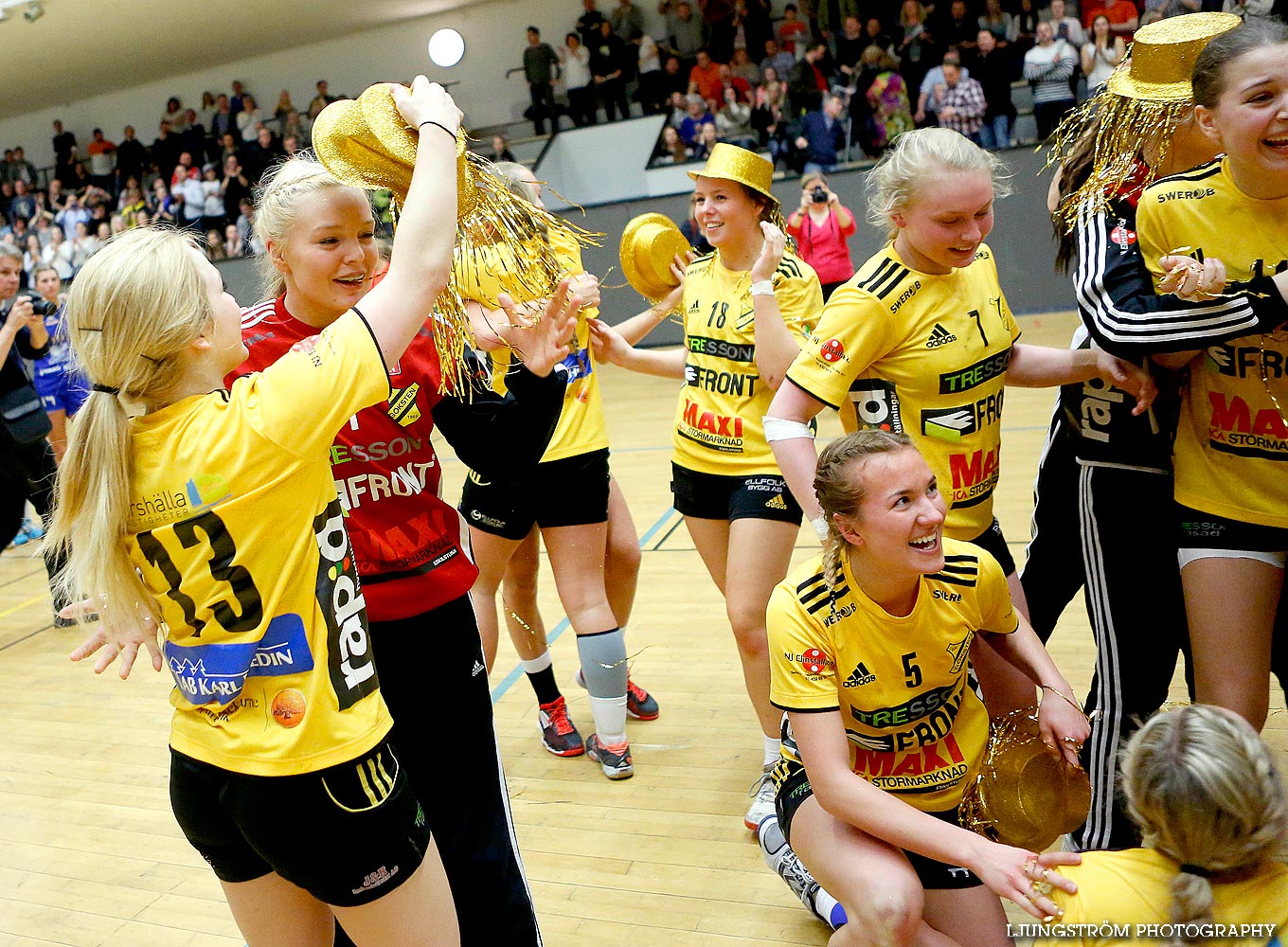 Ungdoms-SM Steg 5 Flickor A SM-FINAL Gökstens BK-Torslanda HK 23-13,dam,Idrottshuset,Jönköping,Sverige,USM Steg 5 2014,Ungdoms-SM,2014,85175