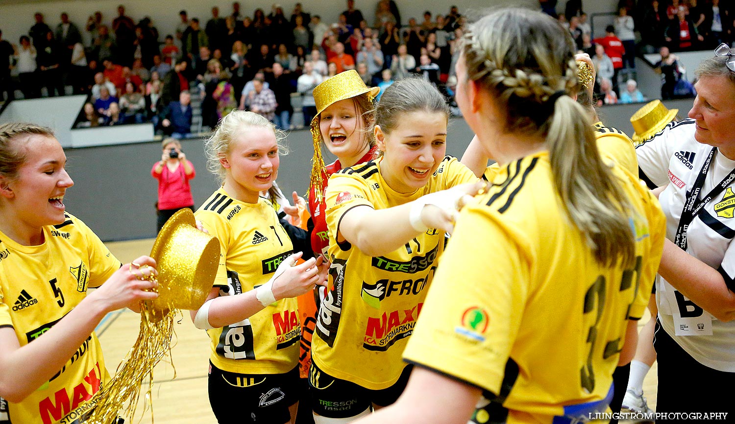 Ungdoms-SM Steg 5 Flickor A SM-FINAL Gökstens BK-Torslanda HK 23-13,dam,Idrottshuset,Jönköping,Sverige,USM Steg 5 2014,Ungdoms-SM,2014,85176