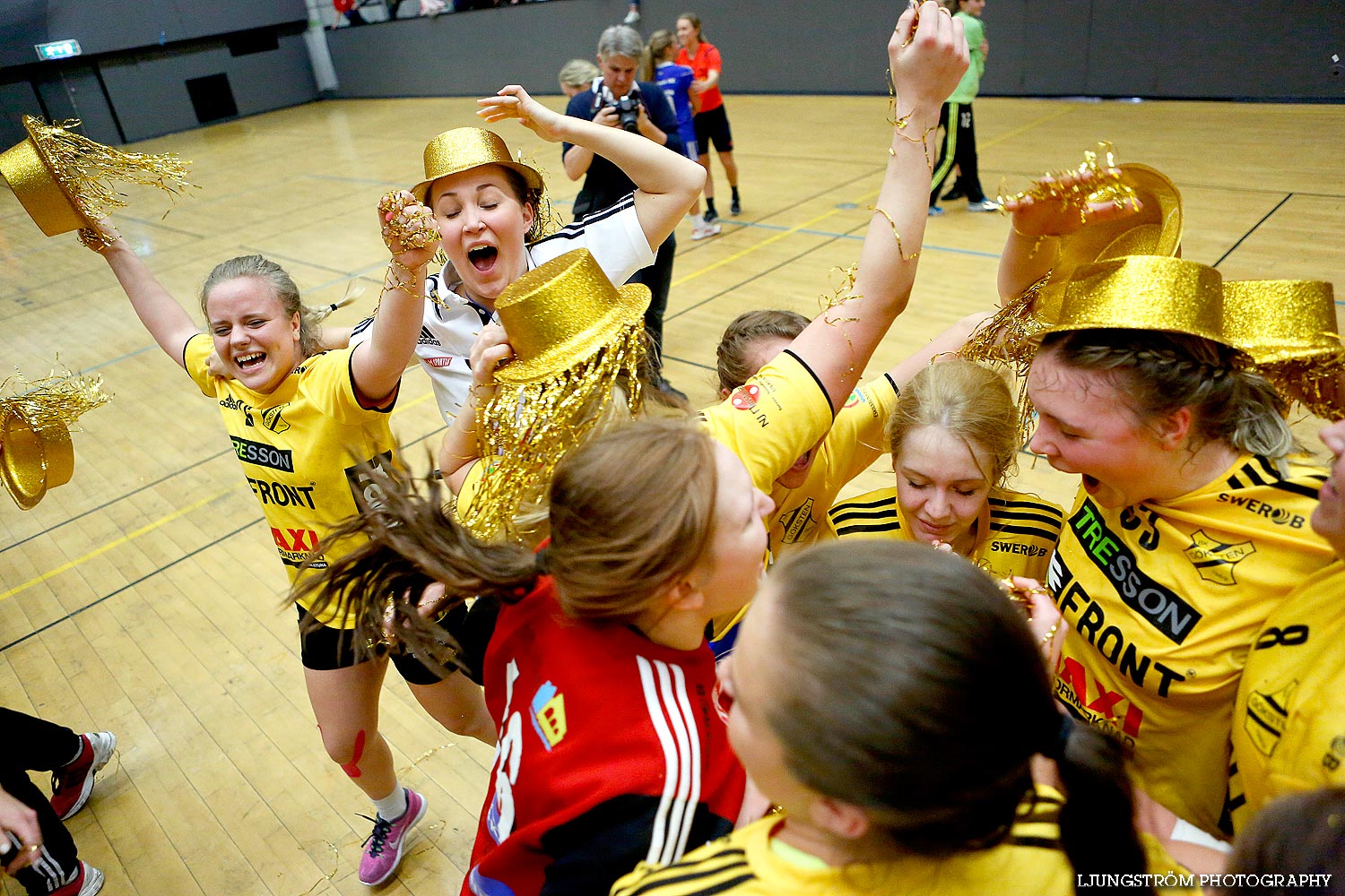 Ungdoms-SM Steg 5 Flickor A SM-FINAL Gökstens BK-Torslanda HK 23-13,dam,Idrottshuset,Jönköping,Sverige,USM Steg 5 2014,Ungdoms-SM,2014,85191