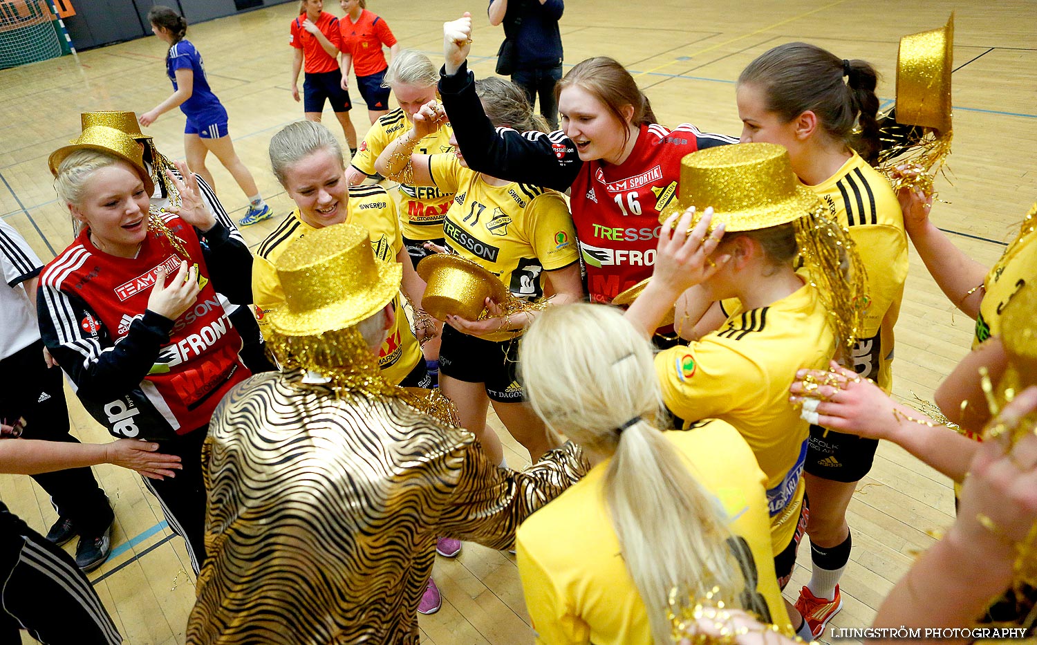 Ungdoms-SM Steg 5 Flickor A SM-FINAL Gökstens BK-Torslanda HK 23-13,dam,Idrottshuset,Jönköping,Sverige,USM Steg 5 2014,Ungdoms-SM,2014,85195