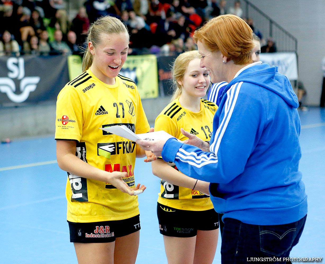 Ungdoms-SM Steg 5 Flickor A SM-FINAL Gökstens BK-Torslanda HK 23-13,dam,Idrottshuset,Jönköping,Sverige,USM Steg 5 2014,Ungdoms-SM,2014,85201