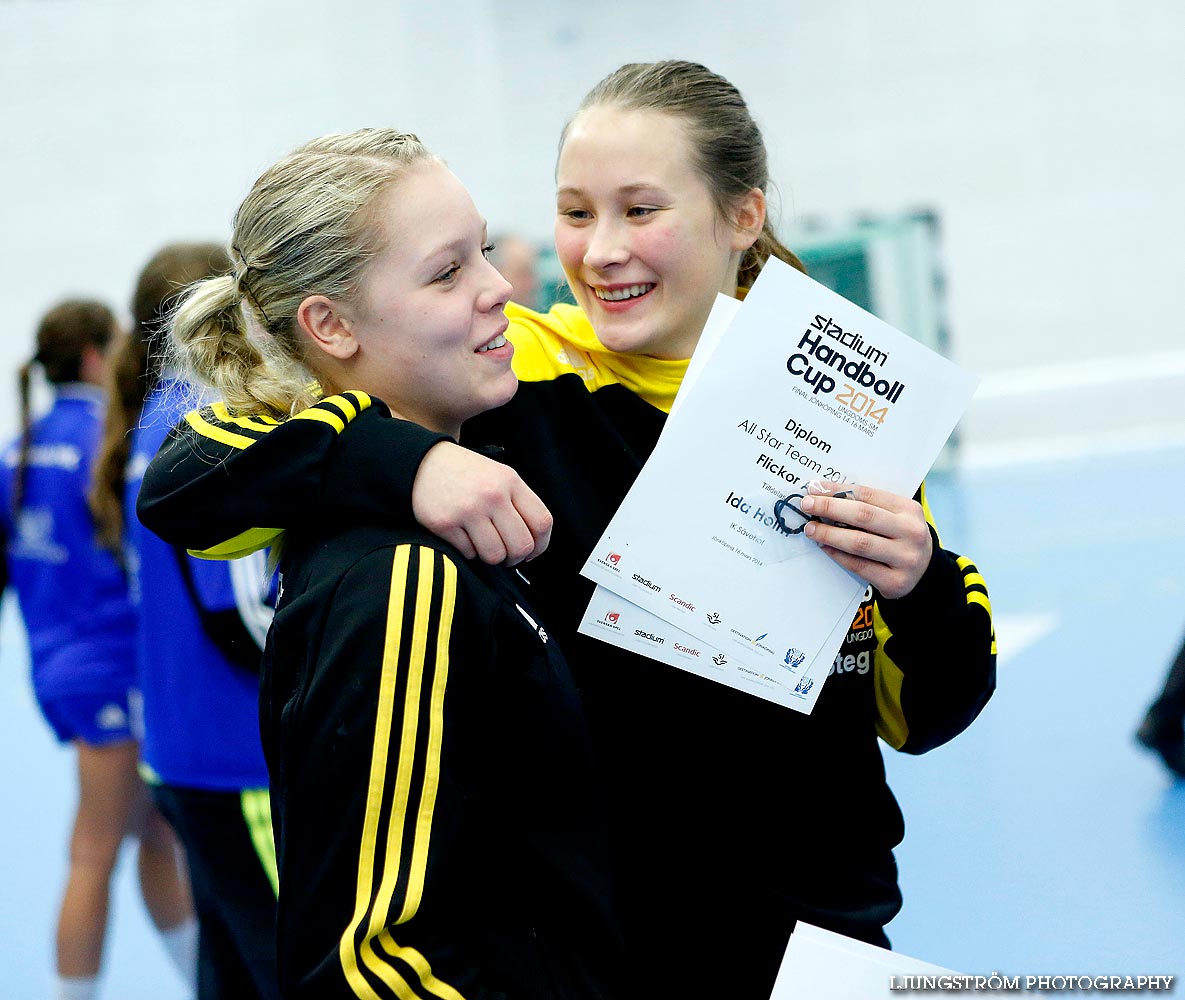 Ungdoms-SM Steg 5 Flickor A SM-FINAL Gökstens BK-Torslanda HK 23-13,dam,Idrottshuset,Jönköping,Sverige,USM Steg 5 2014,Ungdoms-SM,2014,85202