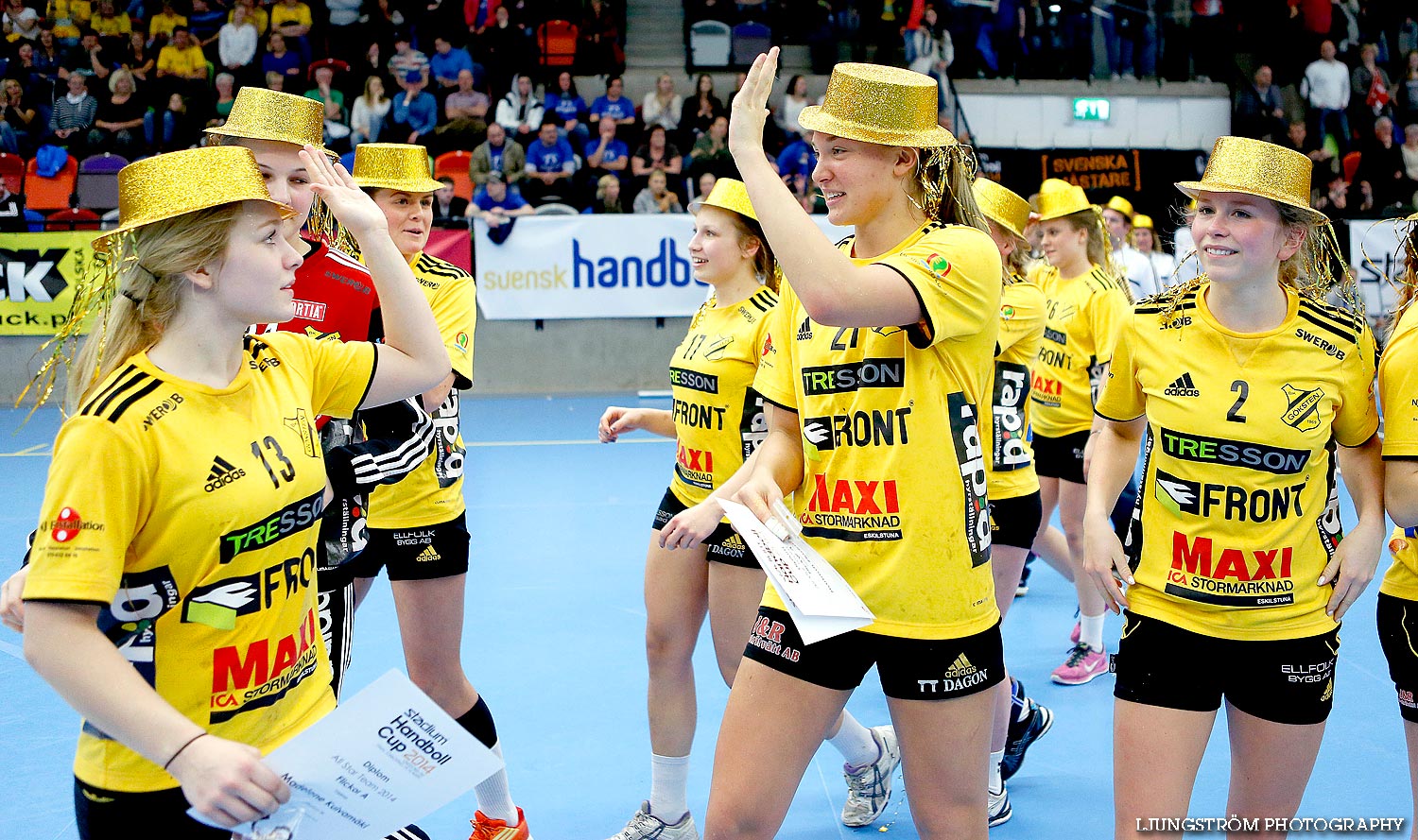 Ungdoms-SM Steg 5 Flickor A SM-FINAL Gökstens BK-Torslanda HK 23-13,dam,Idrottshuset,Jönköping,Sverige,USM Steg 5 2014,Ungdoms-SM,2014,85208