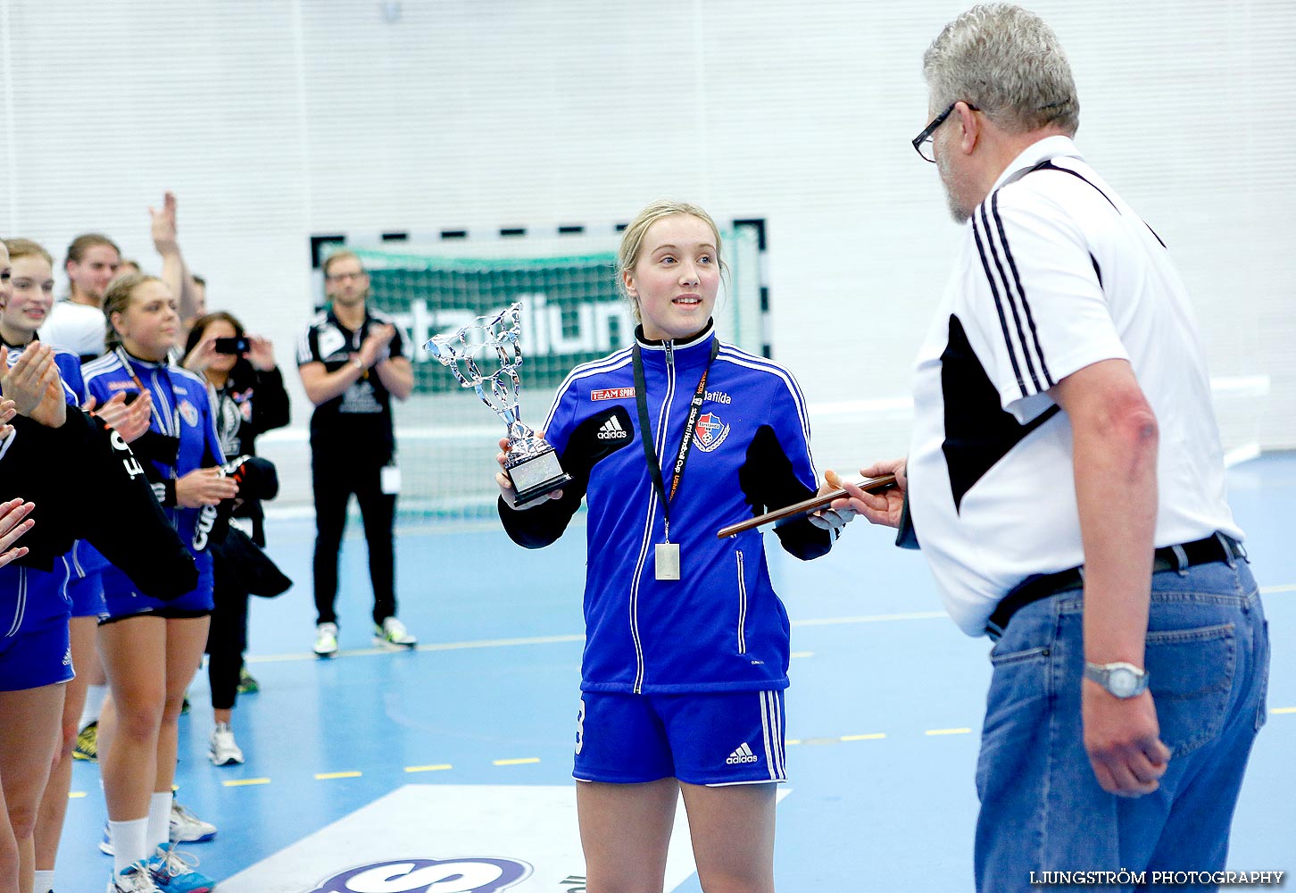 Ungdoms-SM Steg 5 Flickor A SM-FINAL Gökstens BK-Torslanda HK 23-13,dam,Idrottshuset,Jönköping,Sverige,USM Steg 5 2014,Ungdoms-SM,2014,85211