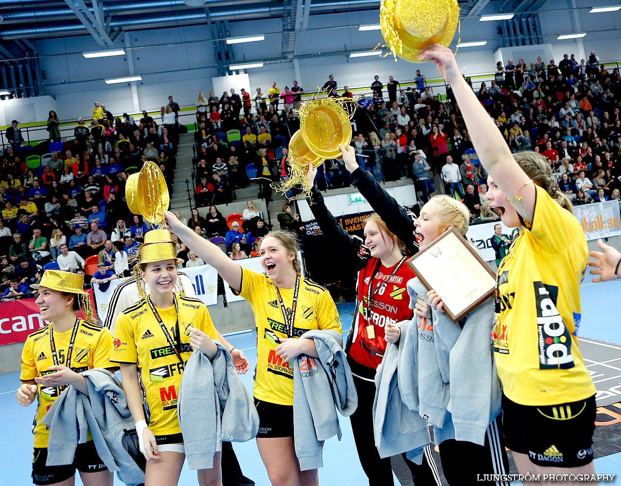 Ungdoms-SM Steg 5 Flickor A SM-FINAL Gökstens BK-Torslanda HK 23-13,dam,Idrottshuset,Jönköping,Sverige,USM Steg 5 2014,Ungdoms-SM,2014,85216