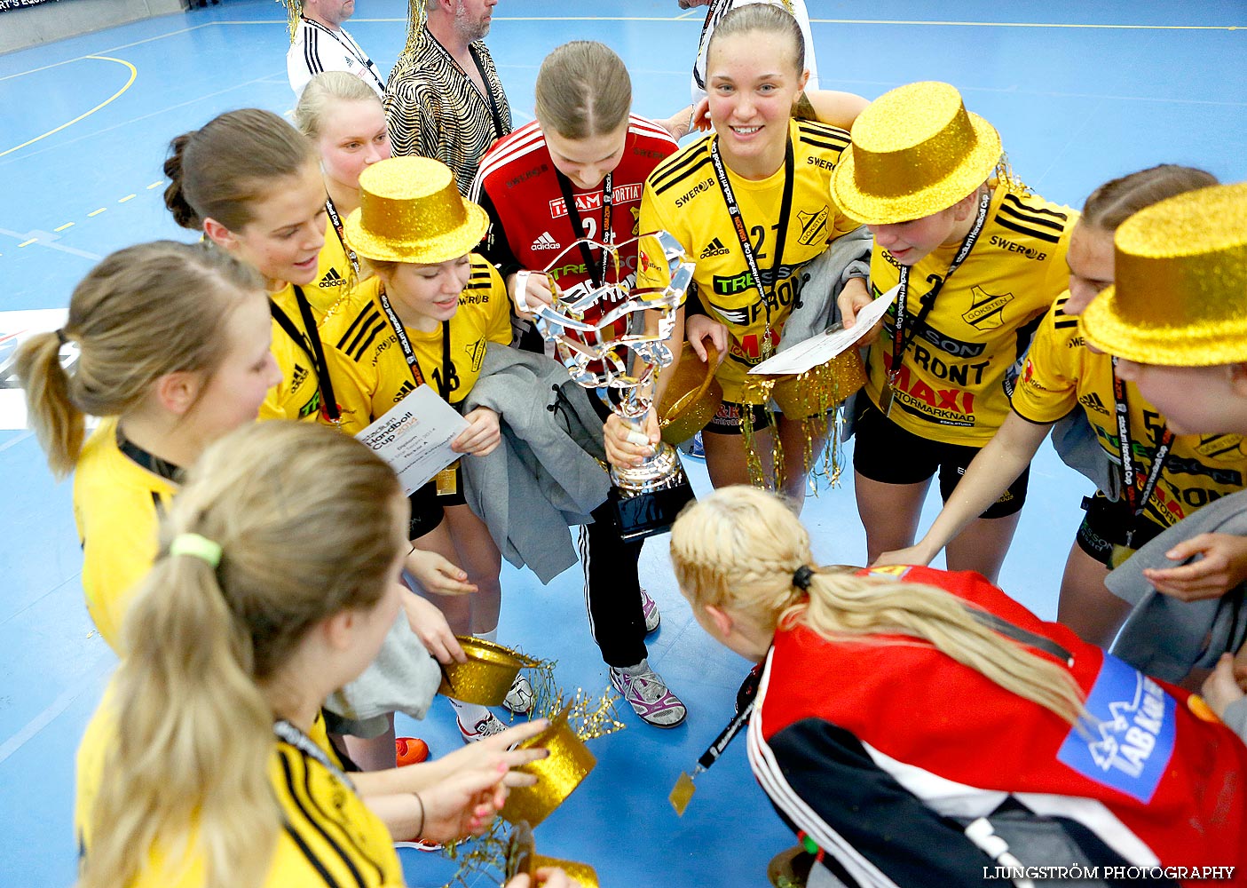 Ungdoms-SM Steg 5 Flickor A SM-FINAL Gökstens BK-Torslanda HK 23-13,dam,Idrottshuset,Jönköping,Sverige,USM Steg 5 2014,Ungdoms-SM,2014,85219