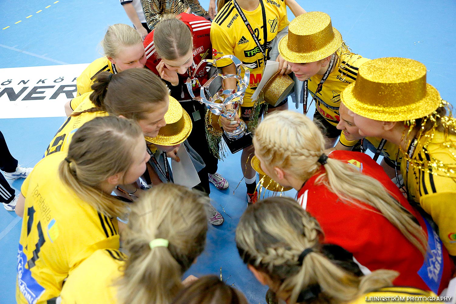 Ungdoms-SM Steg 5 Flickor A SM-FINAL Gökstens BK-Torslanda HK 23-13,dam,Idrottshuset,Jönköping,Sverige,USM Steg 5 2014,Ungdoms-SM,2014,85220