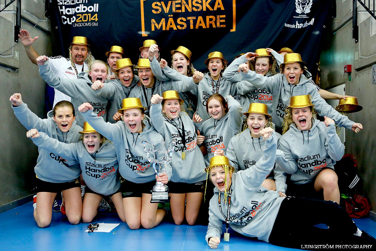 Ungdoms-SM Steg 5 Flickor A SM-FINAL Gökstens BK-Torslanda HK 23-13,dam,Idrottshuset,Jönköping,Sverige,USM Steg 5 2014,Ungdoms-SM,2014,85222