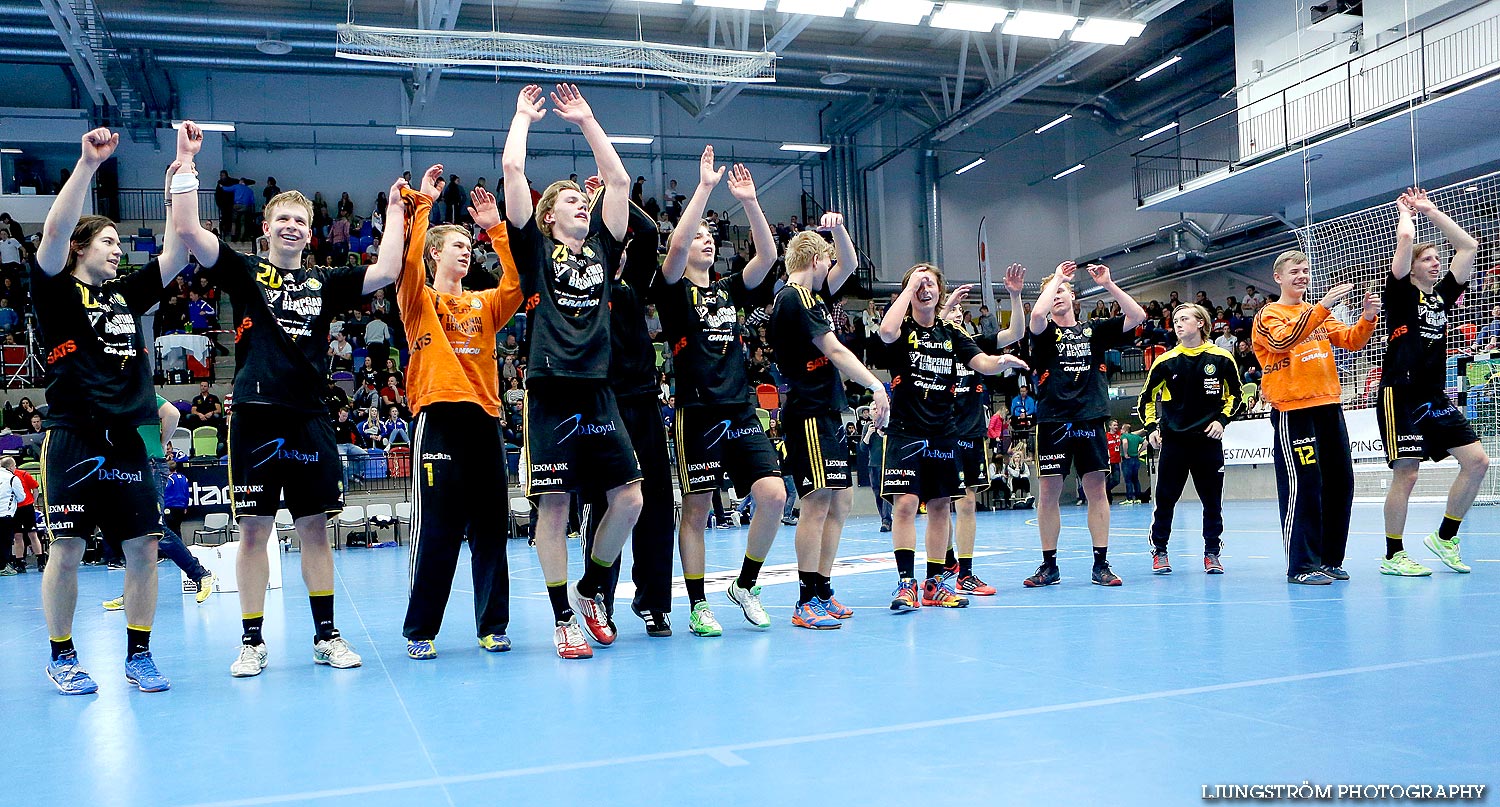 Ungdoms-SM Steg 5 Pojkar A SM-FINAL Redbergslids IK-IK Sävehof 18-24,herr,Idrottshuset,Jönköping,Sverige,USM Steg 5 2014,Ungdoms-SM,2014,85275