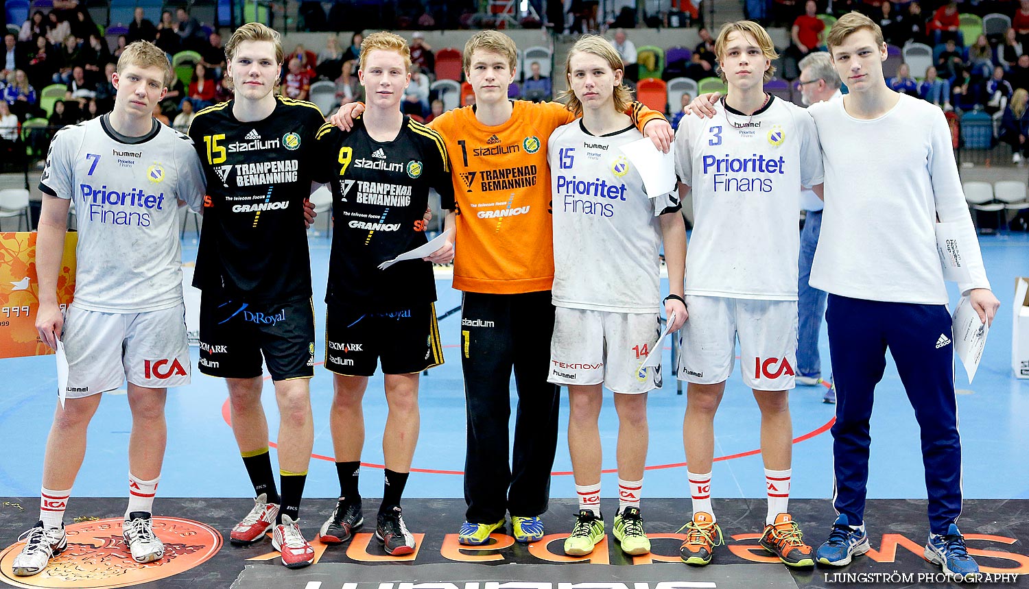 Ungdoms-SM Steg 5 Pojkar A SM-FINAL Redbergslids IK-IK Sävehof 18-24,herr,Idrottshuset,Jönköping,Sverige,USM Steg 5 2014,Ungdoms-SM,2014,85277