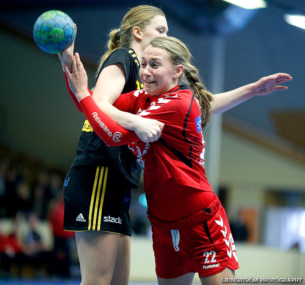 HF Somby/Skövde-HK S-hof 21-25,dam,Skövde Idrottshall,Skövde,Sverige,Handboll,,2014,83289