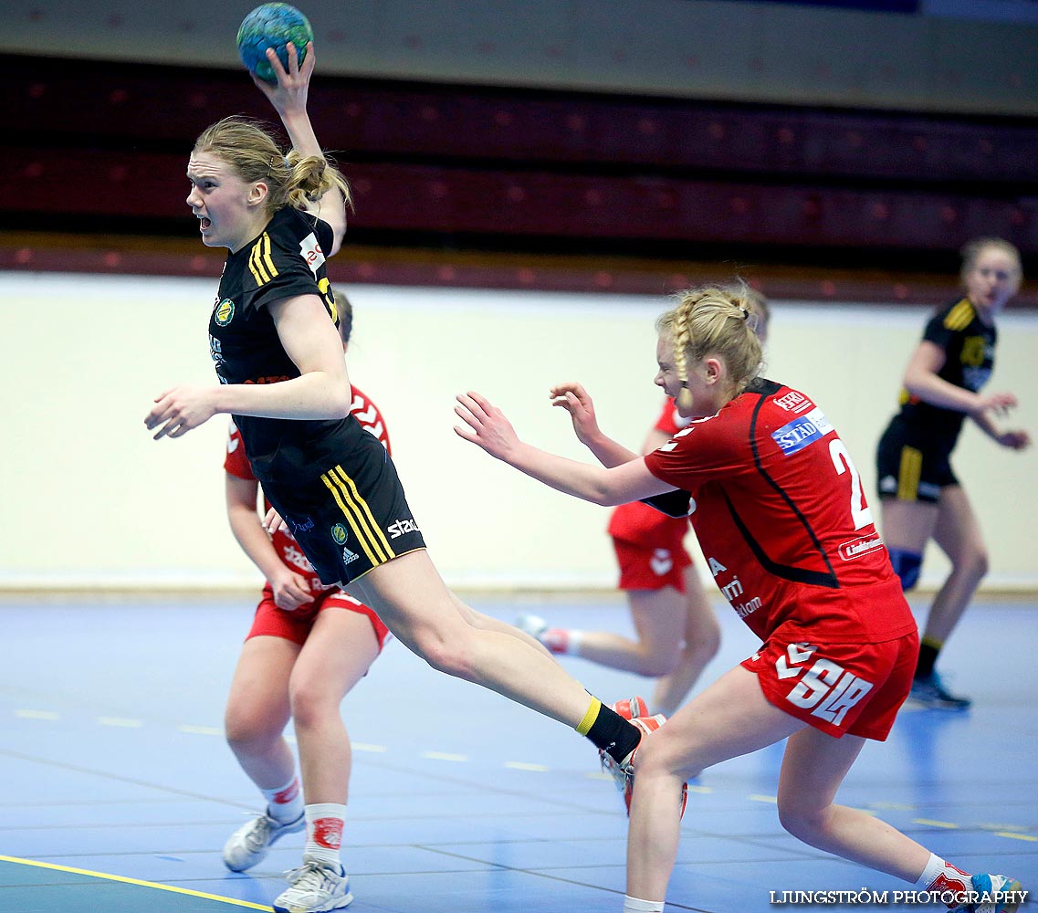 HF Somby/Skövde-HK S-hof 21-25,dam,Skövde Idrottshall,Skövde,Sverige,Handboll,,2014,83357