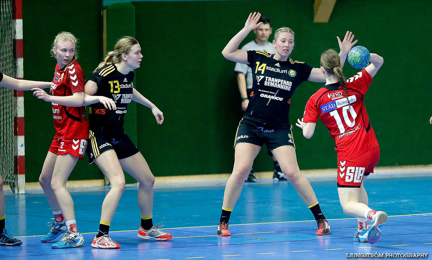 HF Somby/Skövde-HK S-hof 21-25,dam,Skövde Idrottshall,Skövde,Sverige,Handboll,,2014,83360