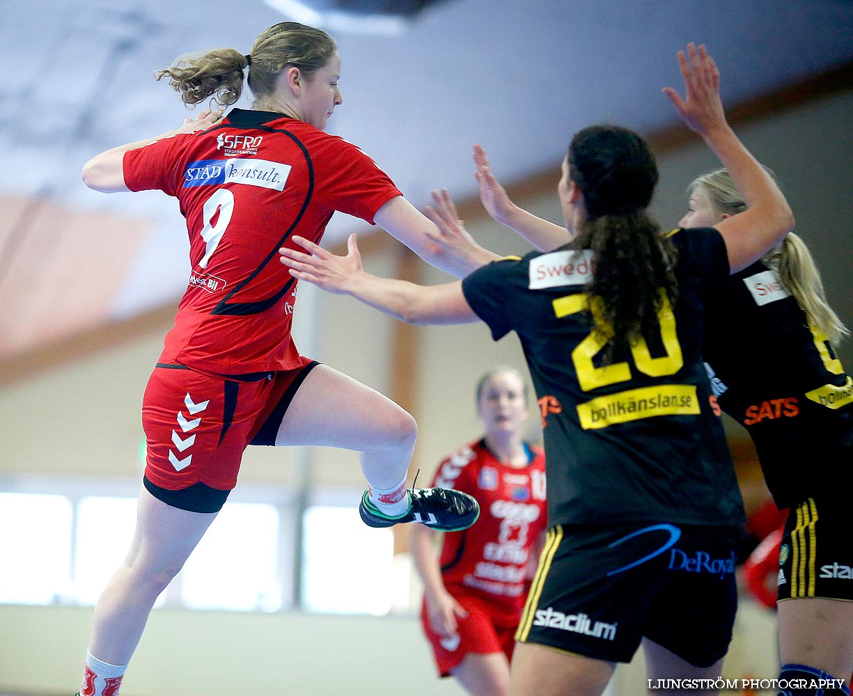 HF Somby/Skövde-HK S-hof 21-25,dam,Skövde Idrottshall,Skövde,Sverige,Handboll,,2014,83414