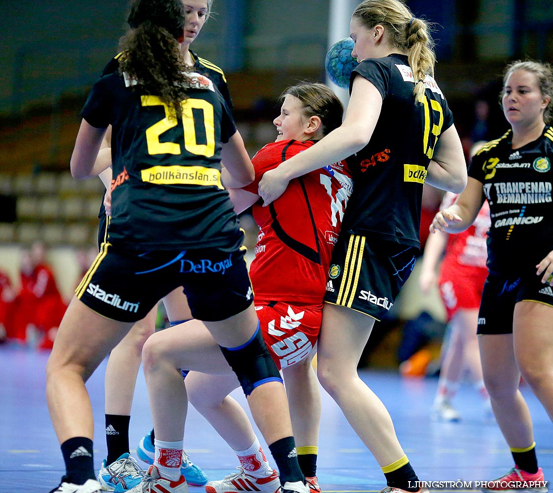 HF Somby/Skövde-HK S-hof 21-25,dam,Skövde Idrottshall,Skövde,Sverige,Handboll,,2014,83423