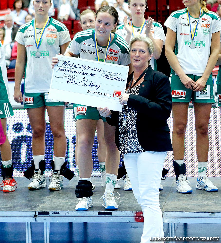 IK Sävehof-Skuru IK SM-FINAL Damer 38-20,dam,Malmö Arena,Malmö,Sverige,Handboll,,2014,88345