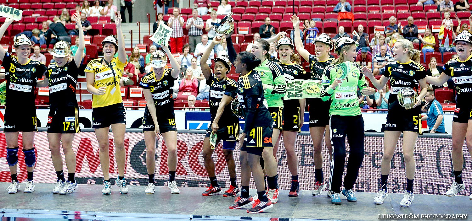 IK Sävehof-Skuru IK SM-FINAL Damer 38-20,dam,Malmö Arena,Malmö,Sverige,Handboll,,2014,88350