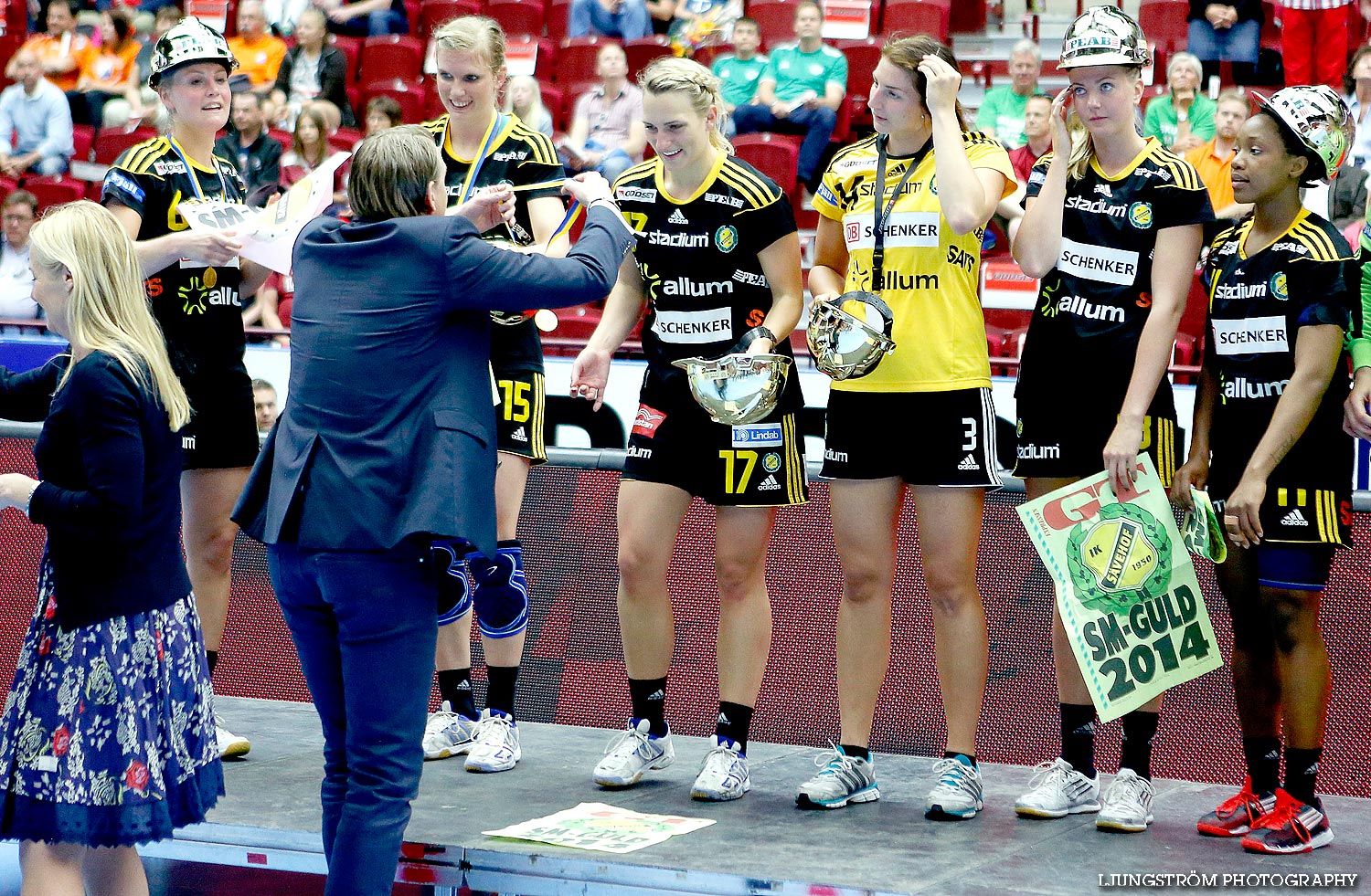 IK Sävehof-Skuru IK SM-FINAL Damer 38-20,dam,Malmö Arena,Malmö,Sverige,Handboll,,2014,88353