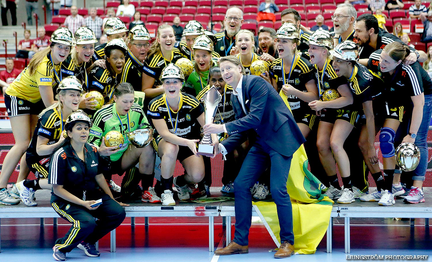 IK Sävehof-Skuru IK SM-FINAL Damer 38-20,dam,Malmö Arena,Malmö,Sverige,Handboll,,2014,88357