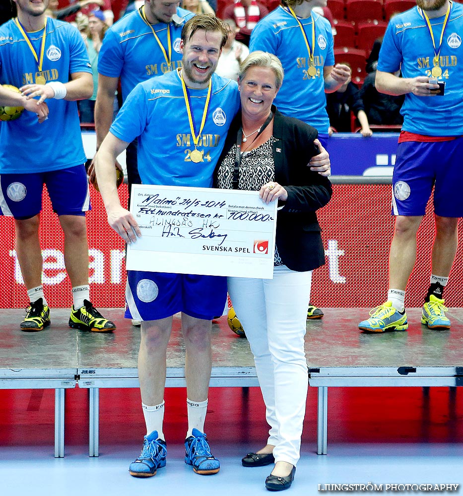 Alingsås HK-Lugi HF SM-FINAL Herrar 24-22,herr,Malmö Arena,Malmö,Sverige,Handboll,,2014,88780