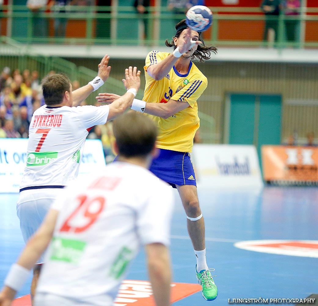 Landskamp Sverige-Norge 21-25,herr,Arena Skövde,Skövde,Sverige,Handboll,,2014,89115