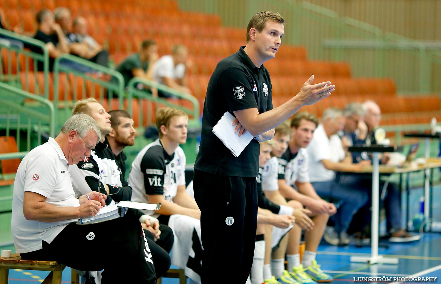 Träningsmatch IFK Skövde HK-VästeråsIrsta HF 32-14,herr,Arena Skövde,Skövde,Sverige,Handboll,,2014,94690