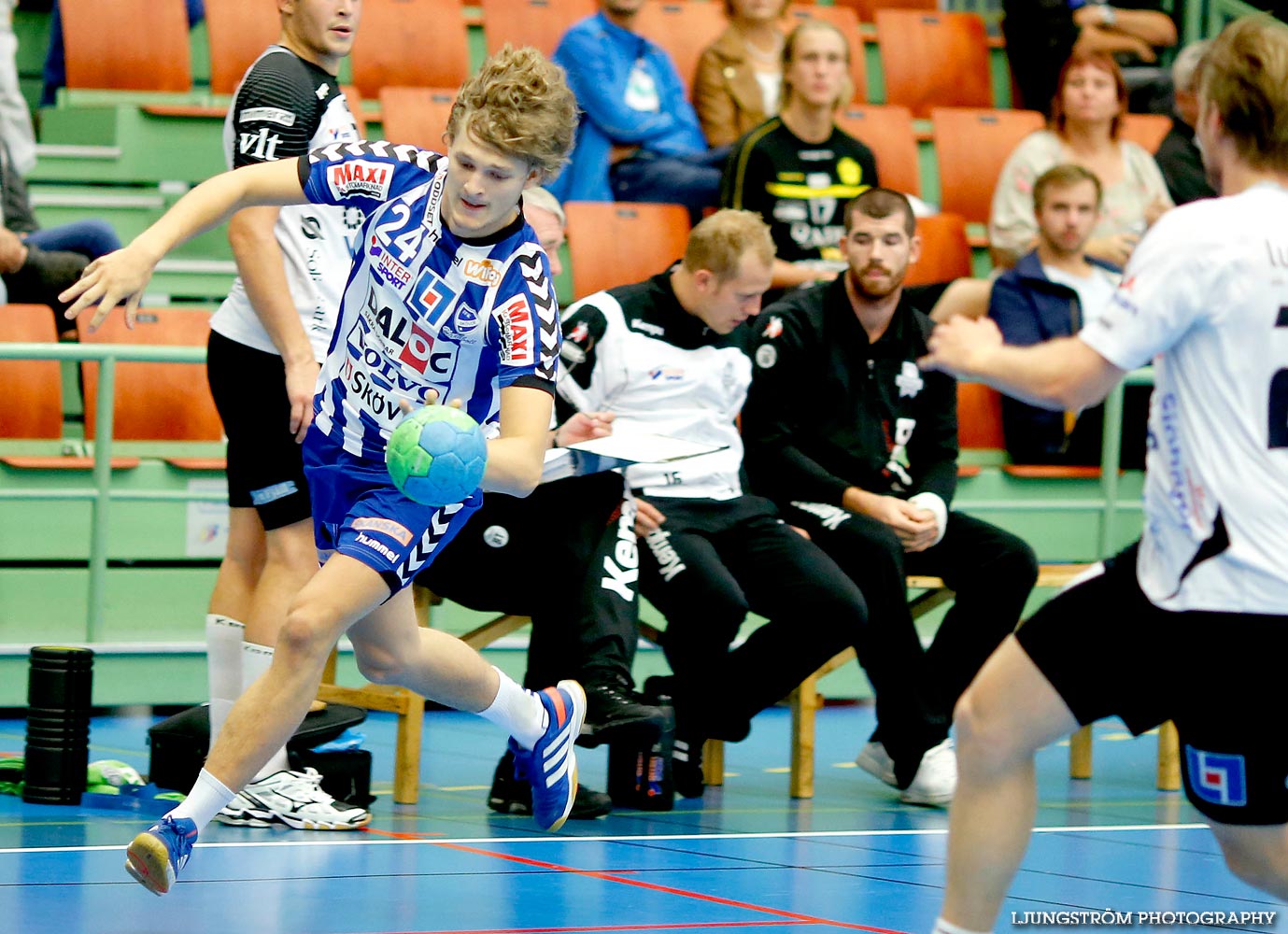 Träningsmatch IFK Skövde HK-VästeråsIrsta HF 32-14,herr,Arena Skövde,Skövde,Sverige,Handboll,,2014,94725