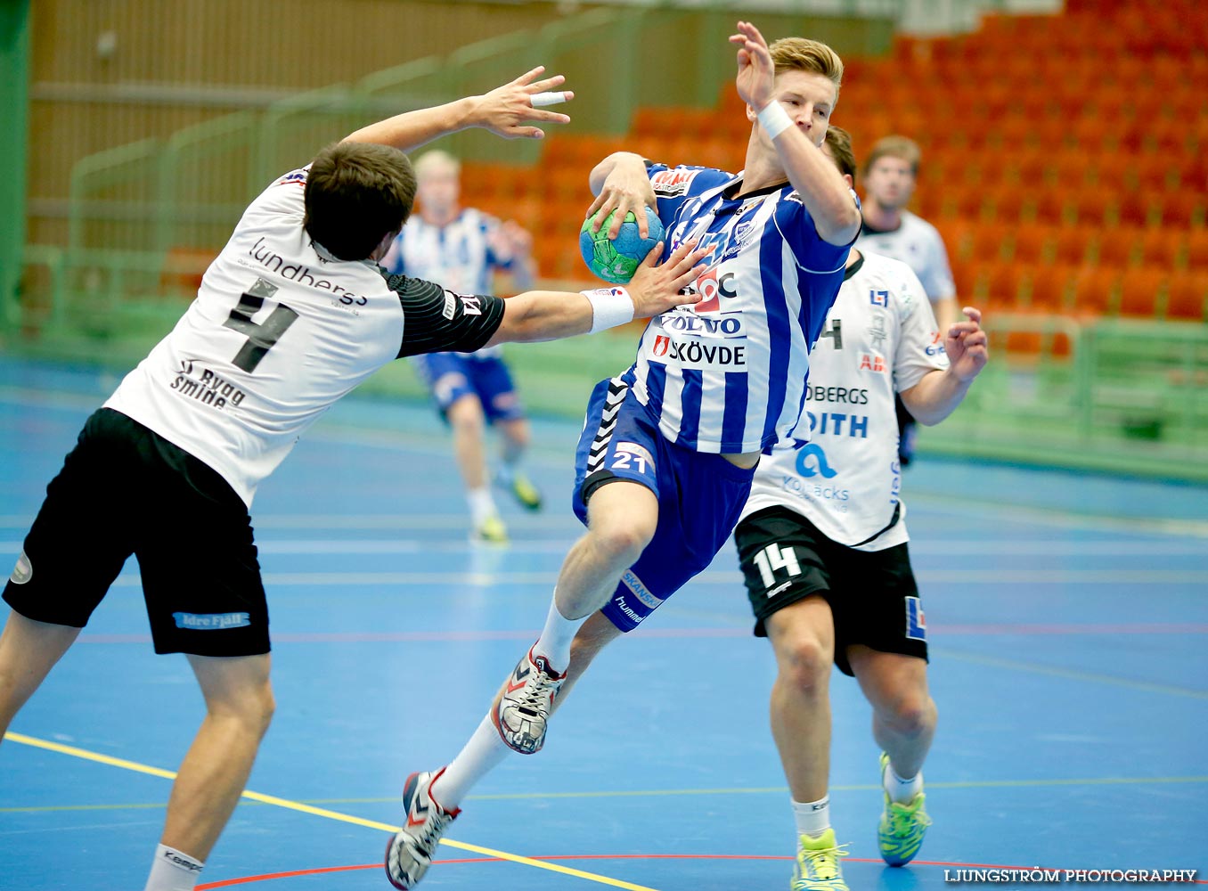 Träningsmatch IFK Skövde HK-VästeråsIrsta HF 32-14,herr,Arena Skövde,Skövde,Sverige,Handboll,,2014,94739