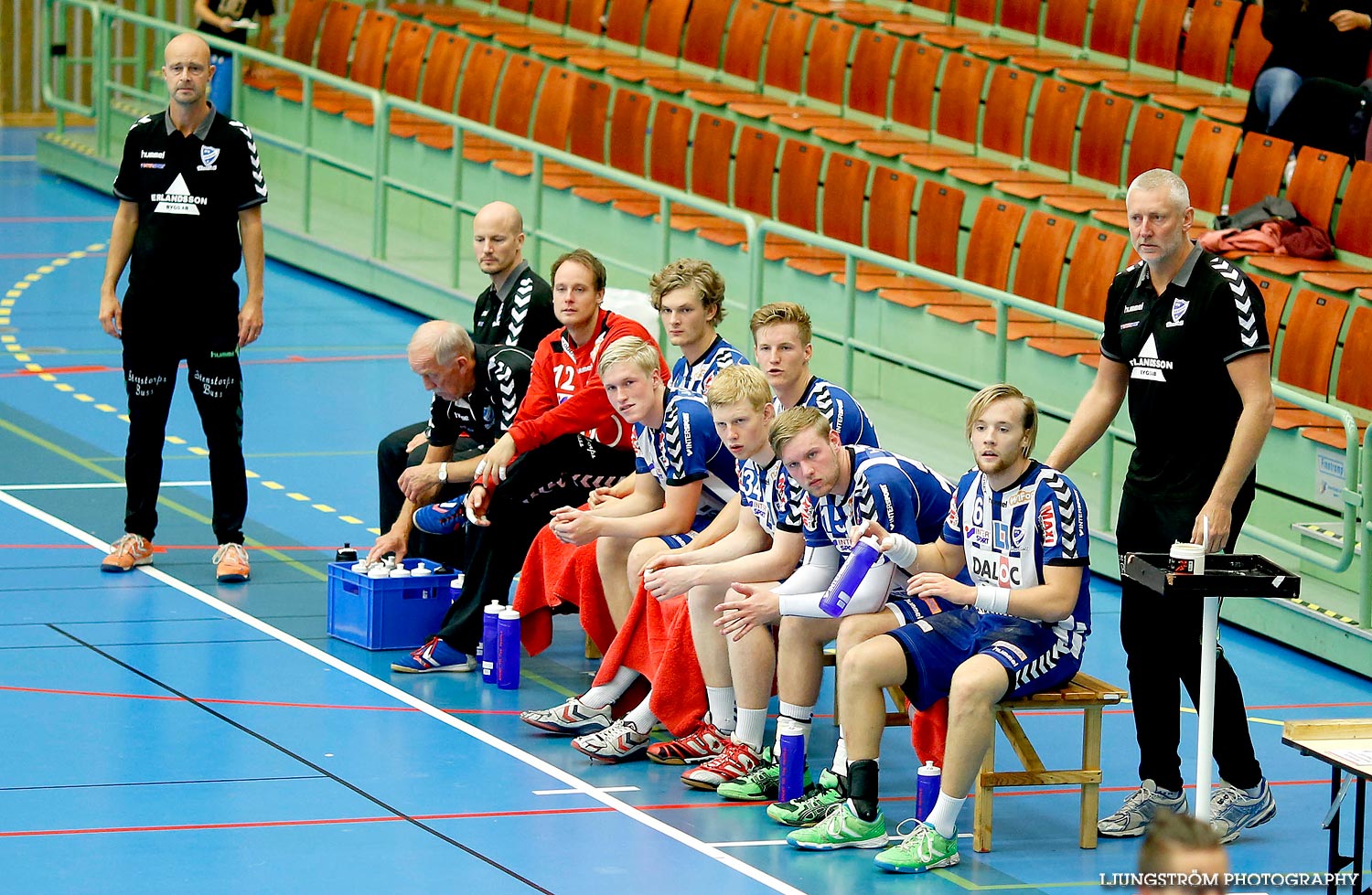 Träningsmatch IFK Skövde HK-VästeråsIrsta HF 32-14,herr,Arena Skövde,Skövde,Sverige,Handboll,,2014,94753