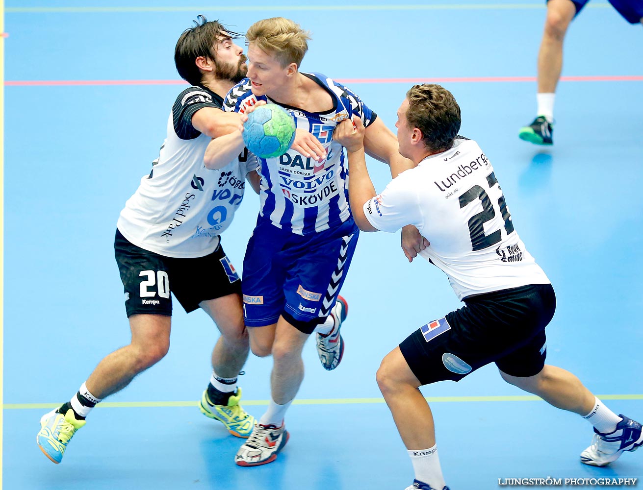 Träningsmatch IFK Skövde HK-VästeråsIrsta HF 32-14,herr,Arena Skövde,Skövde,Sverige,Handboll,,2014,94789