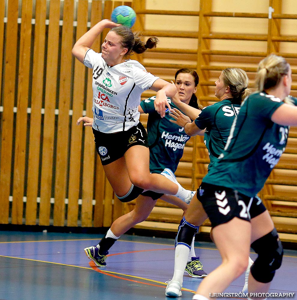 Annliz Cup Lugi HF-Önnereds HK 28-24,dam,Arena Skövde,Skövde,Sverige,Handboll,,2014,92880