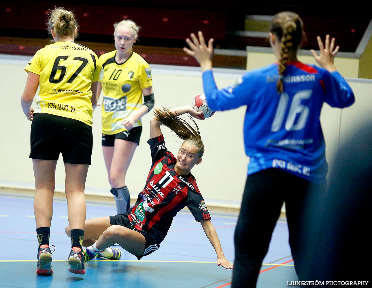 Ungdoms-SM Steg 1 Damjuniorer HK Country-Eslövs IK 15-22,dam,Skövde Idrottshall,Skövde,Sverige,Handboll,,2014,94005