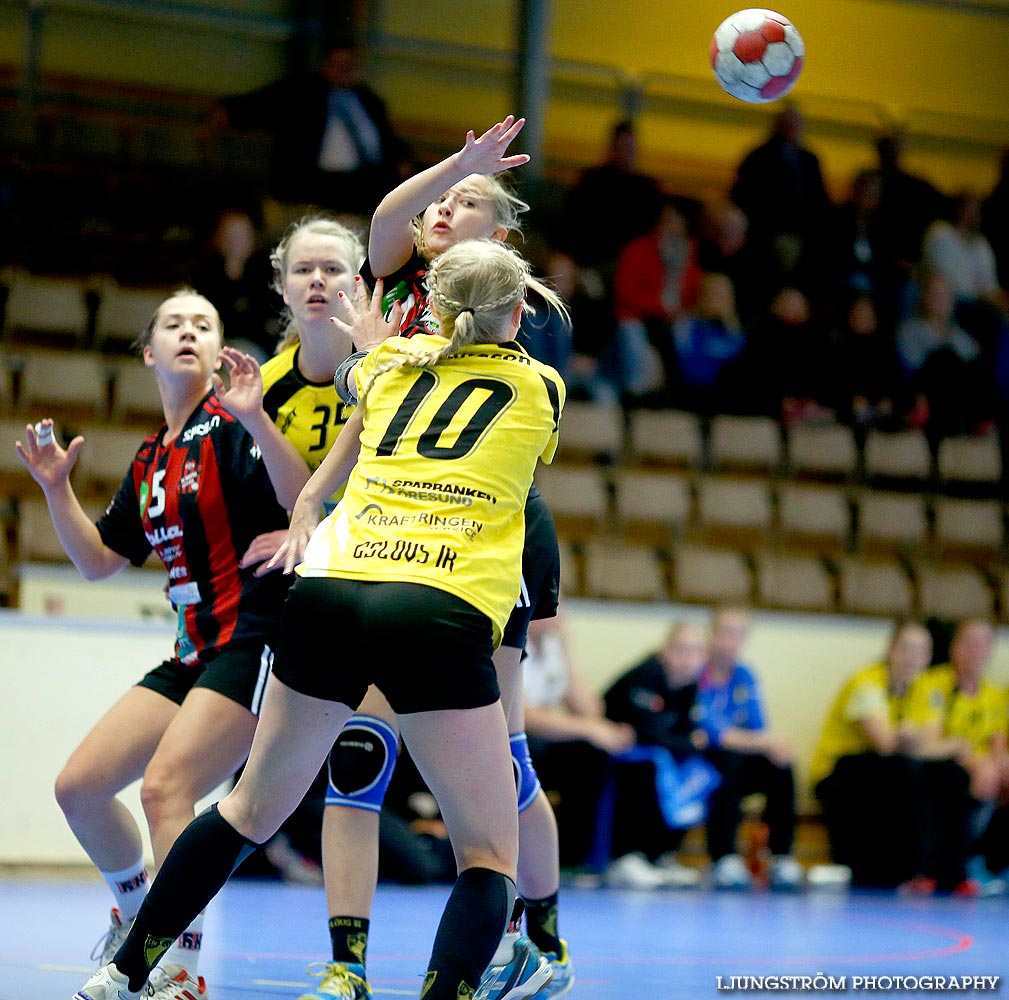 Ungdoms-SM Steg 1 Damjuniorer HK Country-Eslövs IK 15-22,dam,Skövde Idrottshall,Skövde,Sverige,Handboll,,2014,94016