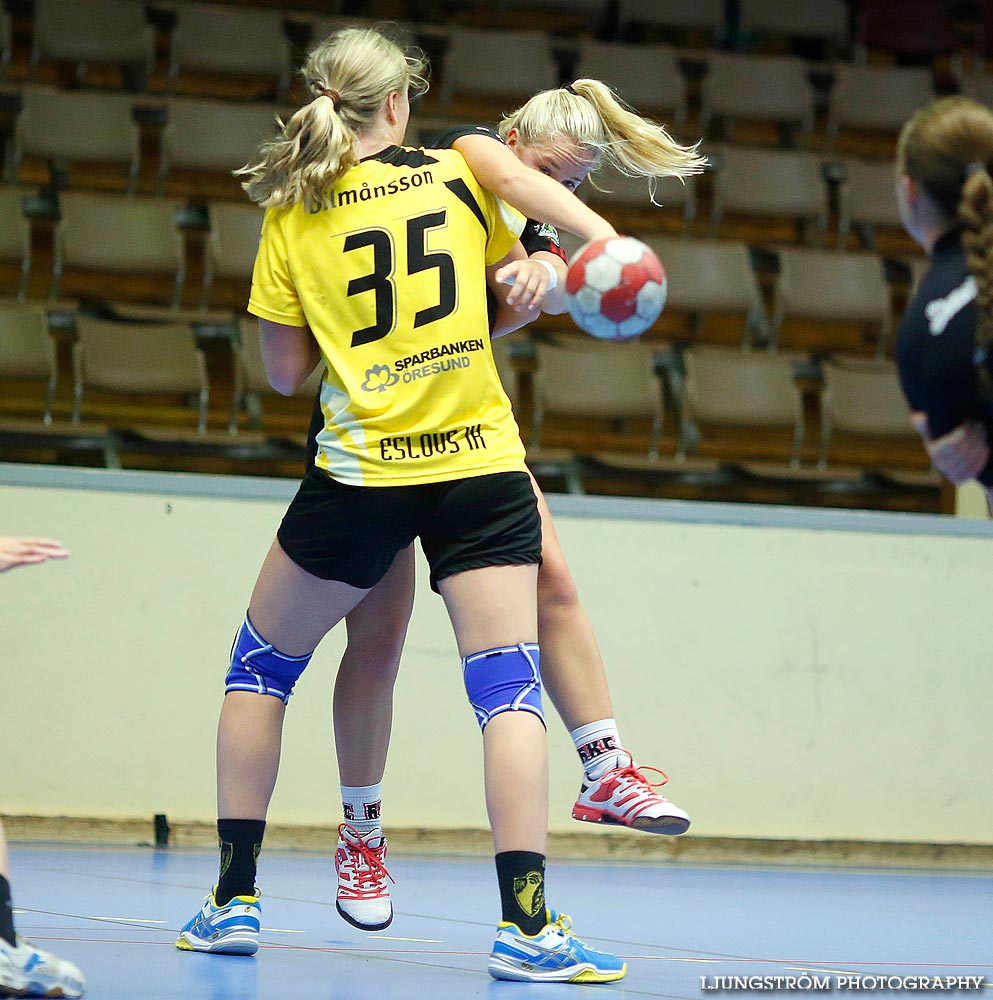 Ungdoms-SM Steg 1 Damjuniorer HK Country-Eslövs IK 15-22,dam,Skövde Idrottshall,Skövde,Sverige,Handboll,,2014,94019