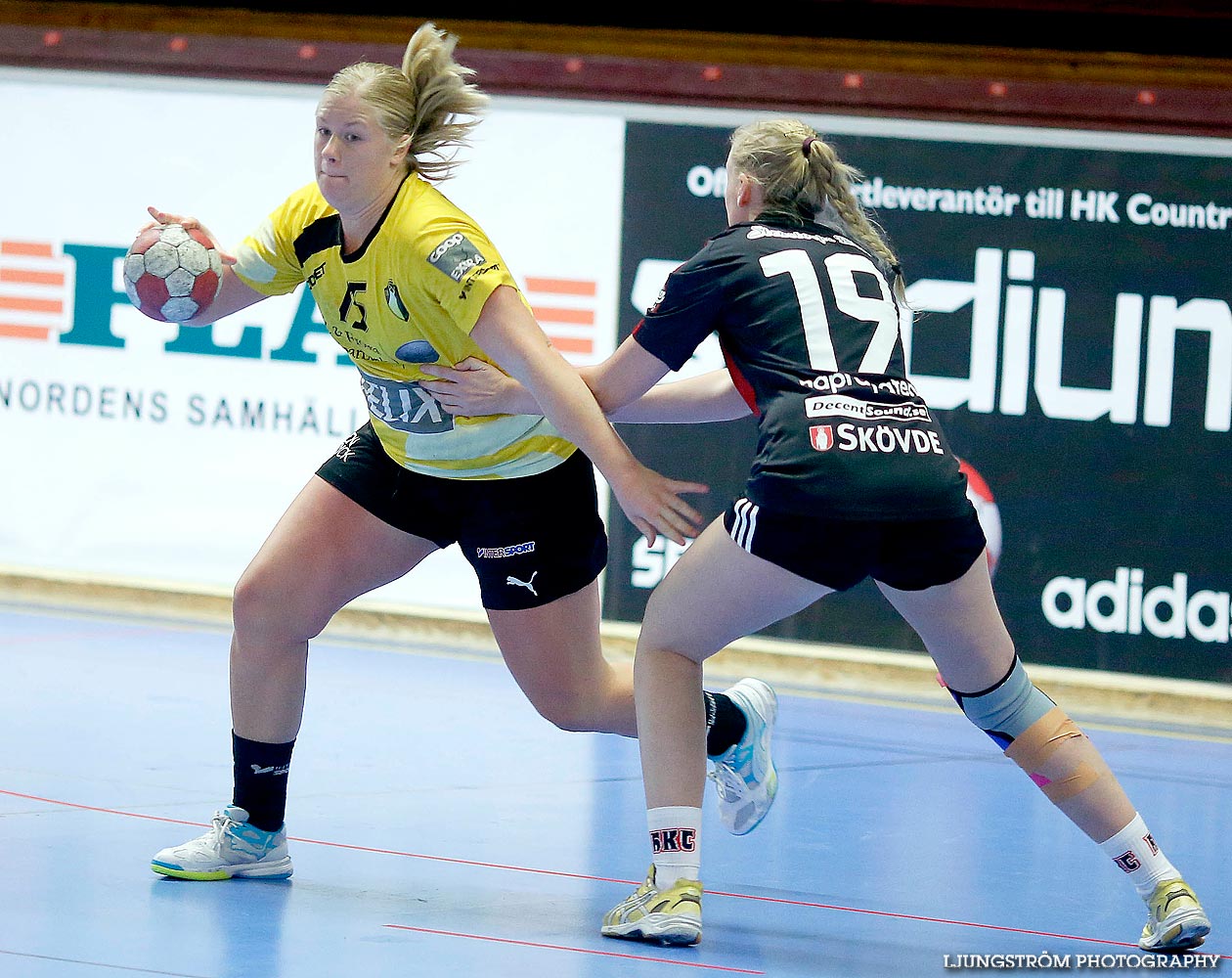 Ungdoms-SM Steg 1 Damjuniorer HK Country-Eslövs IK 15-22,dam,Skövde Idrottshall,Skövde,Sverige,Handboll,,2014,94052