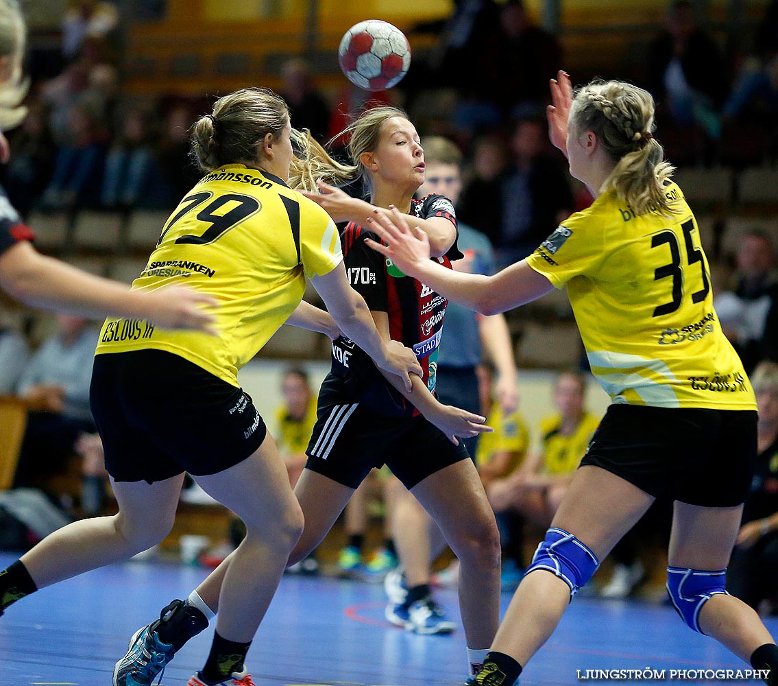 Ungdoms-SM Steg 1 Damjuniorer HK Country-Eslövs IK 15-22,dam,Skövde Idrottshall,Skövde,Sverige,Handboll,,2014,94071