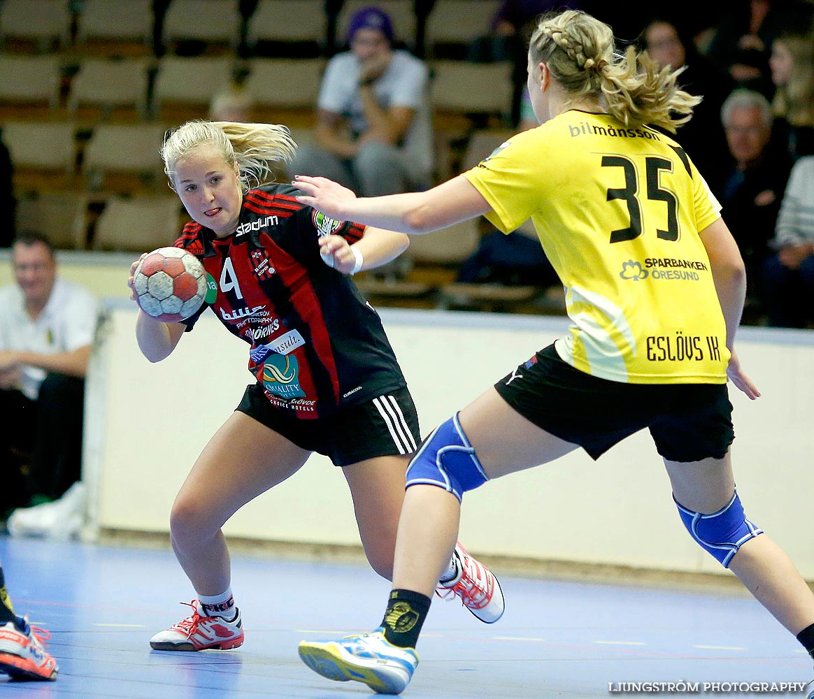 Ungdoms-SM Steg 1 Damjuniorer HK Country-Eslövs IK 15-22,dam,Skövde Idrottshall,Skövde,Sverige,Handboll,,2014,94082