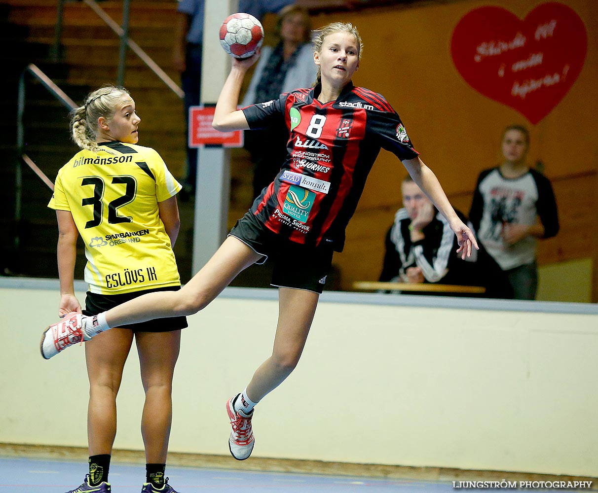 Ungdoms-SM Steg 1 Damjuniorer HK Country-Eslövs IK 15-22,dam,Skövde Idrottshall,Skövde,Sverige,Handboll,,2014,94086