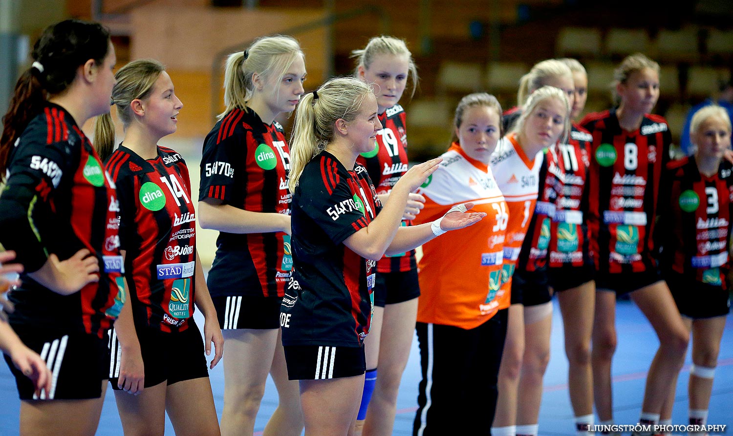 Ungdoms-SM Steg 1 Damjuniorer HK Country-Eslövs IK 15-22,dam,Skövde Idrottshall,Skövde,Sverige,Handboll,,2014,94089