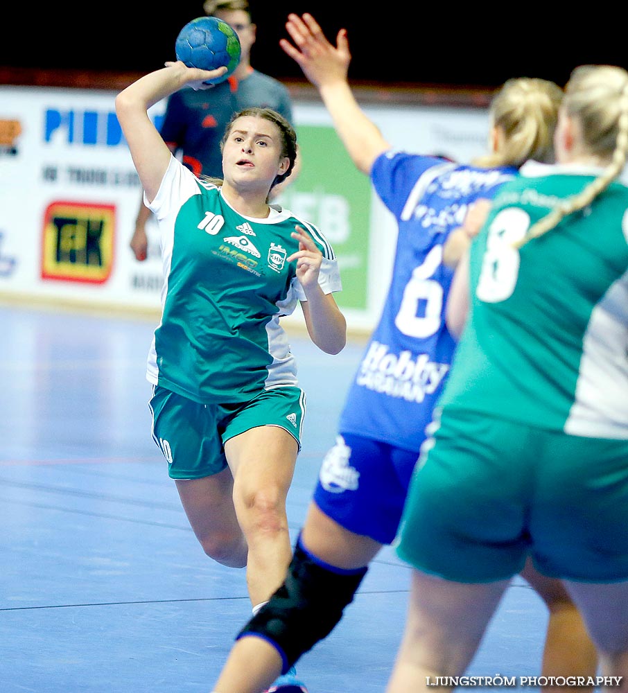 Ungdoms-SM Steg 1 Damjuniorer Kungälvs HK-IF Hallby HK 17-28,dam,Skövde Idrottshall,Skövde,Sverige,Handboll,,2014,94494