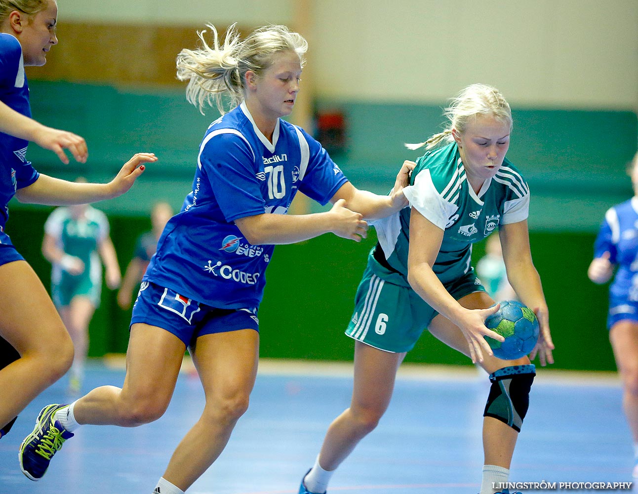 Ungdoms-SM Steg 1 Damjuniorer Kungälvs HK-IF Hallby HK 17-28,dam,Skövde Idrottshall,Skövde,Sverige,Handboll,,2014,94496