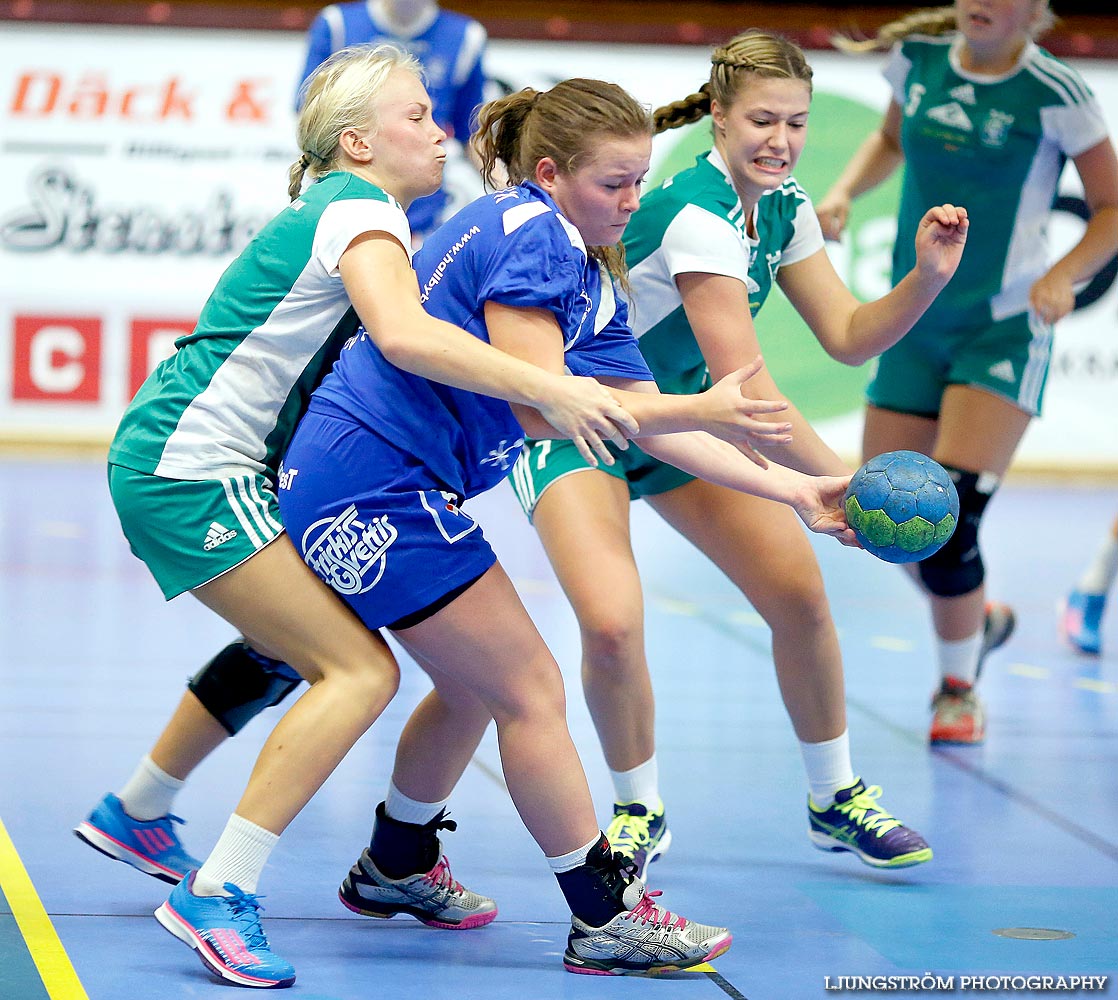 Ungdoms-SM Steg 1 Damjuniorer Kungälvs HK-IF Hallby HK 17-28,dam,Skövde Idrottshall,Skövde,Sverige,Handboll,,2014,94517