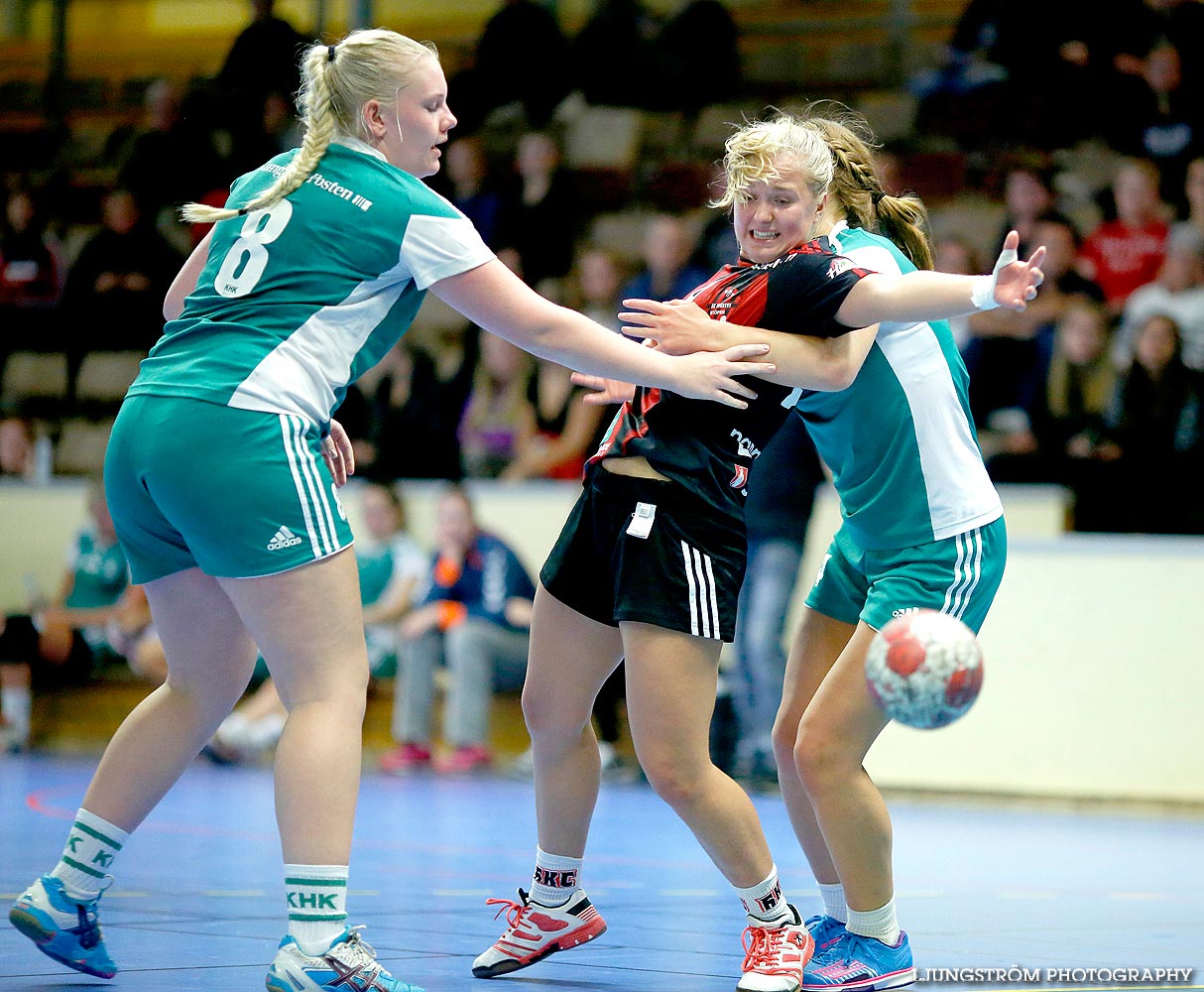 Ungdoms-SM Steg 1 Damjuniorer HK Country-Kungälvs HK 15-22,dam,Skövde Idrottshall,Skövde,Sverige,Handboll,,2014,94559