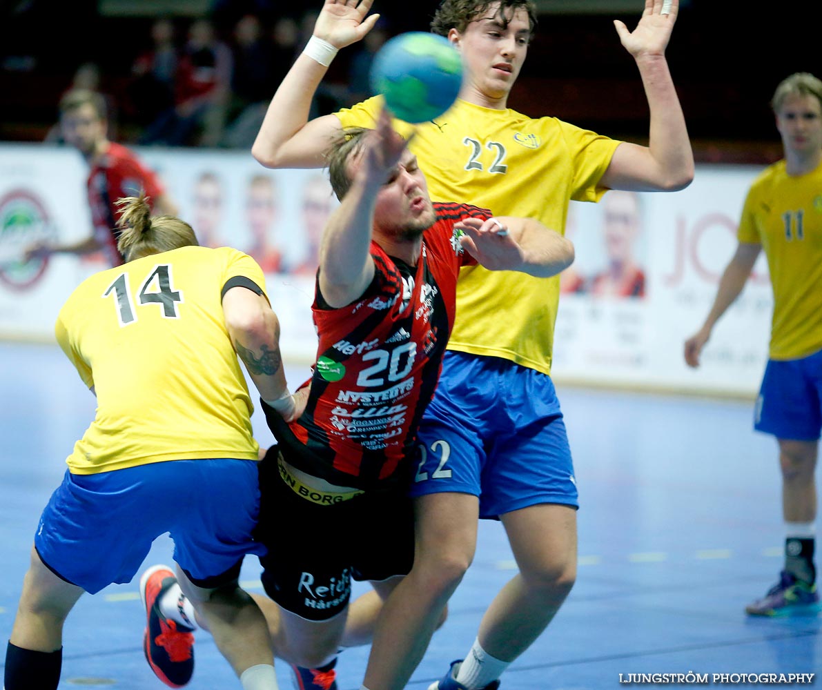 HK Country-HK Cliff 28-24,herr,Skövde Idrottshall,Skövde,Sverige,Handboll,,2014,97206