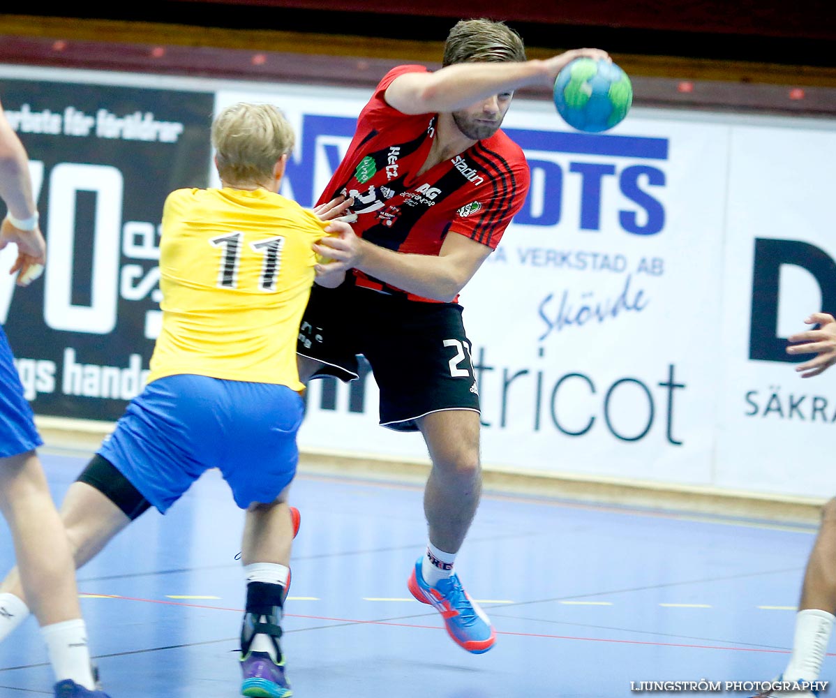 HK Country-HK Cliff 28-24,herr,Skövde Idrottshall,Skövde,Sverige,Handboll,,2014,97213