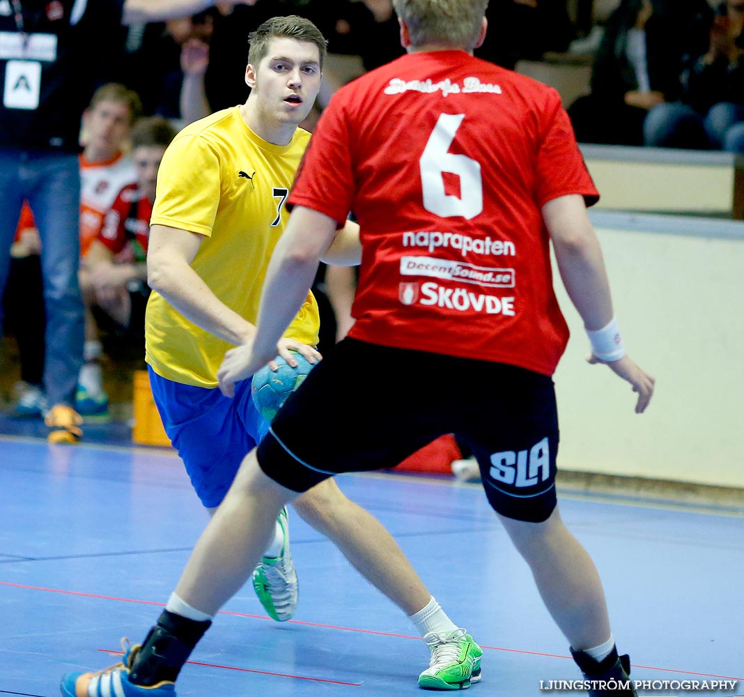 HK Country-HK Cliff 28-24,herr,Skövde Idrottshall,Skövde,Sverige,Handboll,,2014,97226