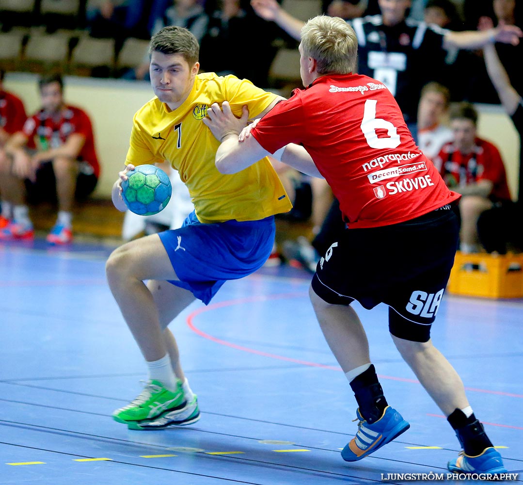 HK Country-HK Cliff 28-24,herr,Skövde Idrottshall,Skövde,Sverige,Handboll,,2014,97227